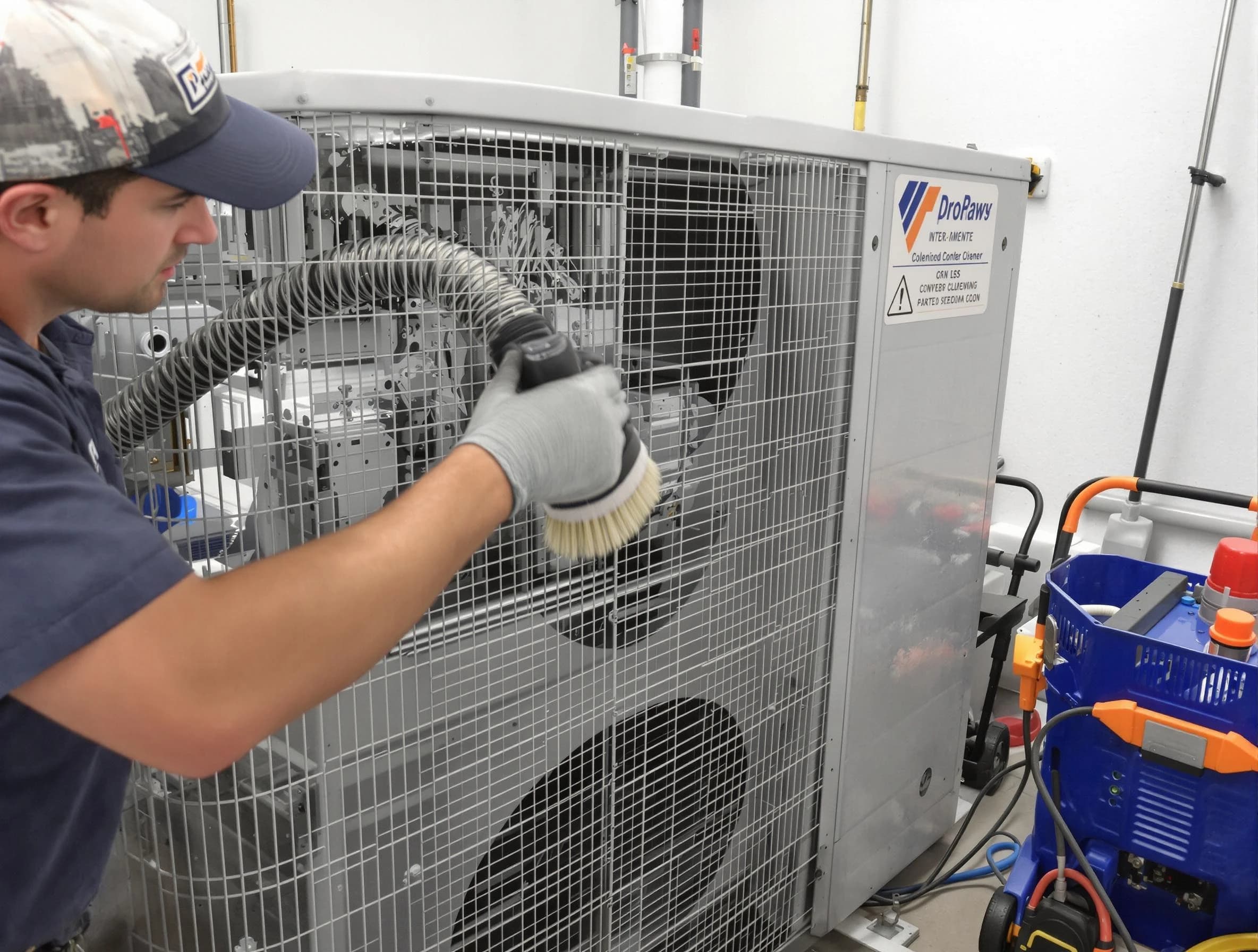 Ken Caryl Air Duct Cleaning specialist performing precision AC coil cleaning for improved system performance in Ken Caryl