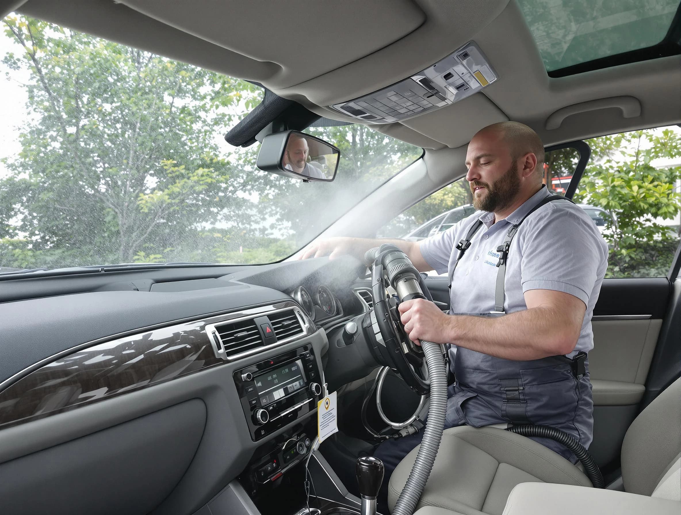 Ken Caryl Air Duct Cleaning specialist performing professional car duct cleaning in Ken Caryl