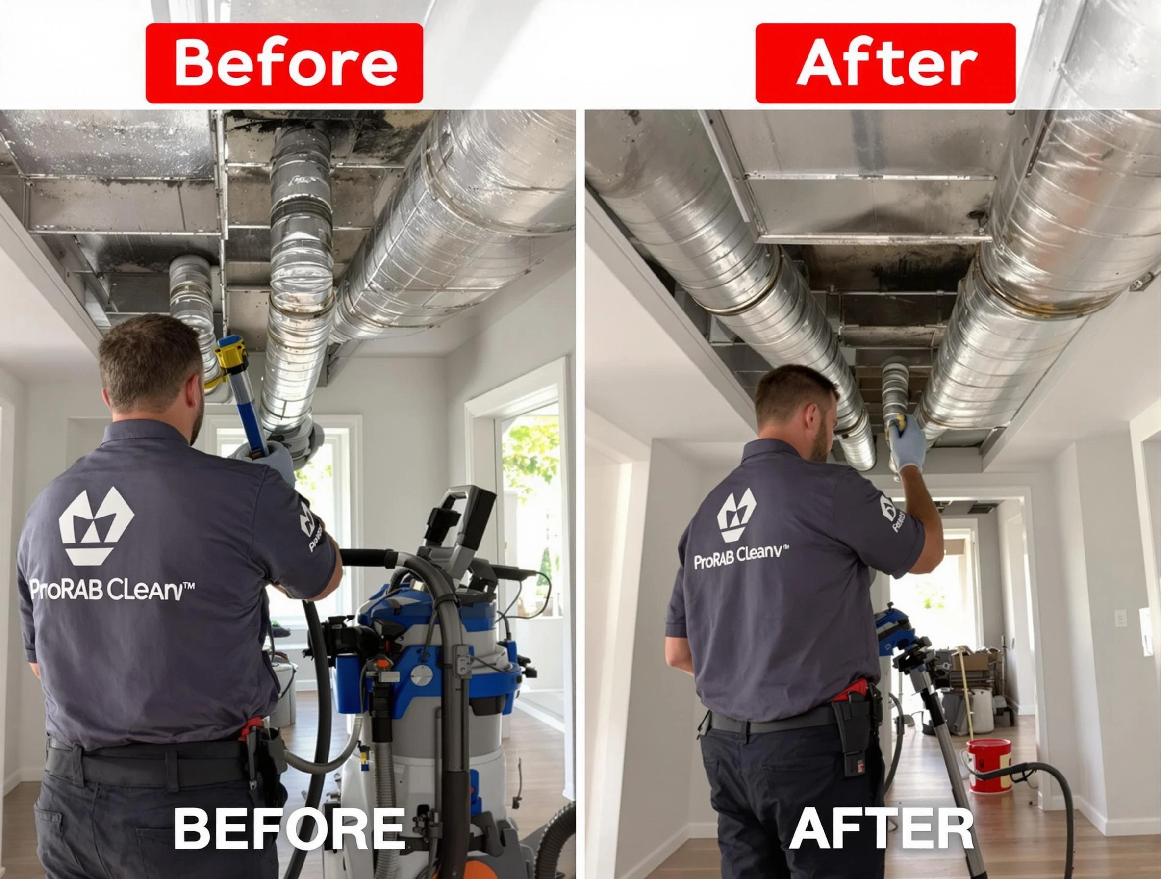 Ken Caryl Air Duct Cleaning expert performing thorough residential duct cleaning in a Ken Caryl home